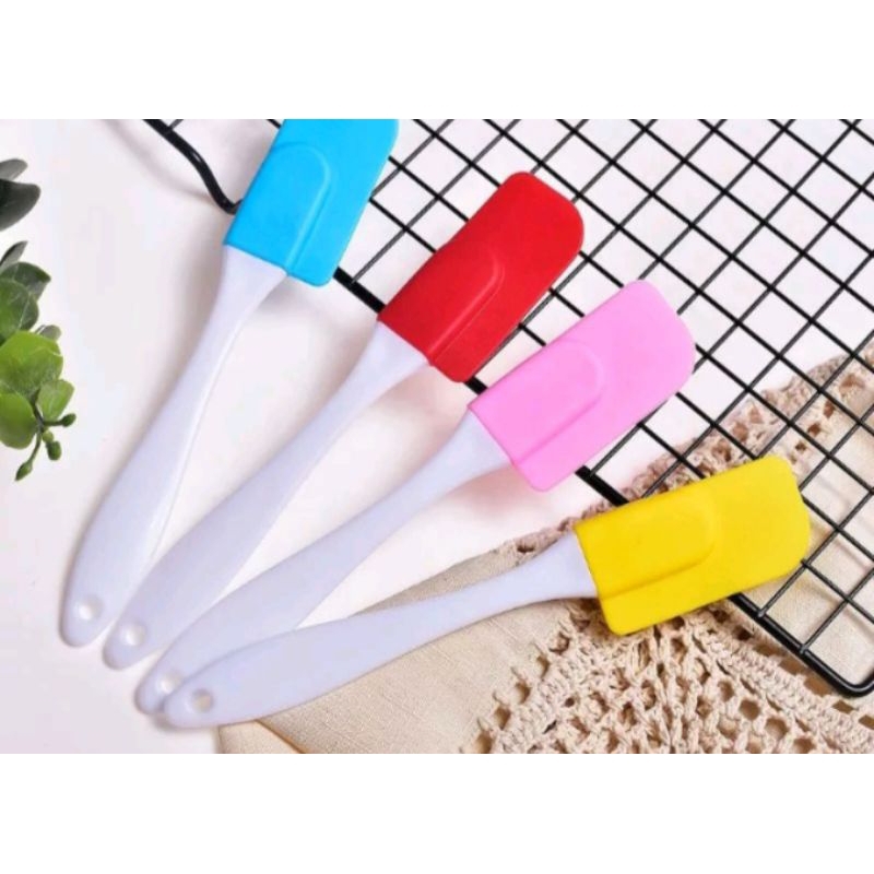 spatula mini silikon/ spatula silikon/ spatula masak/ spatula dapur/ spatula kecil silikon