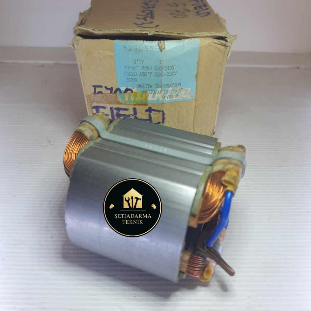 FIELD ASSY MAKITA 5700 ORIGINAL // STATOR MAKITA 5700 ORI PN:523055-3