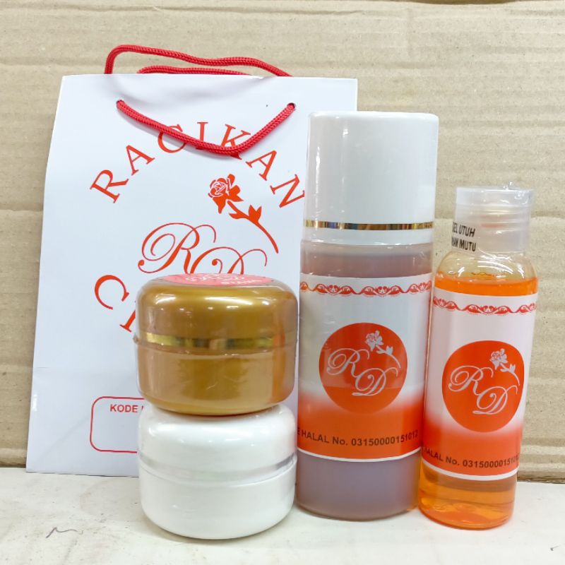 PAKET CREAM RD WHITENING PUTIH KWALITAS SUPER 4IN1 ORIGINAL