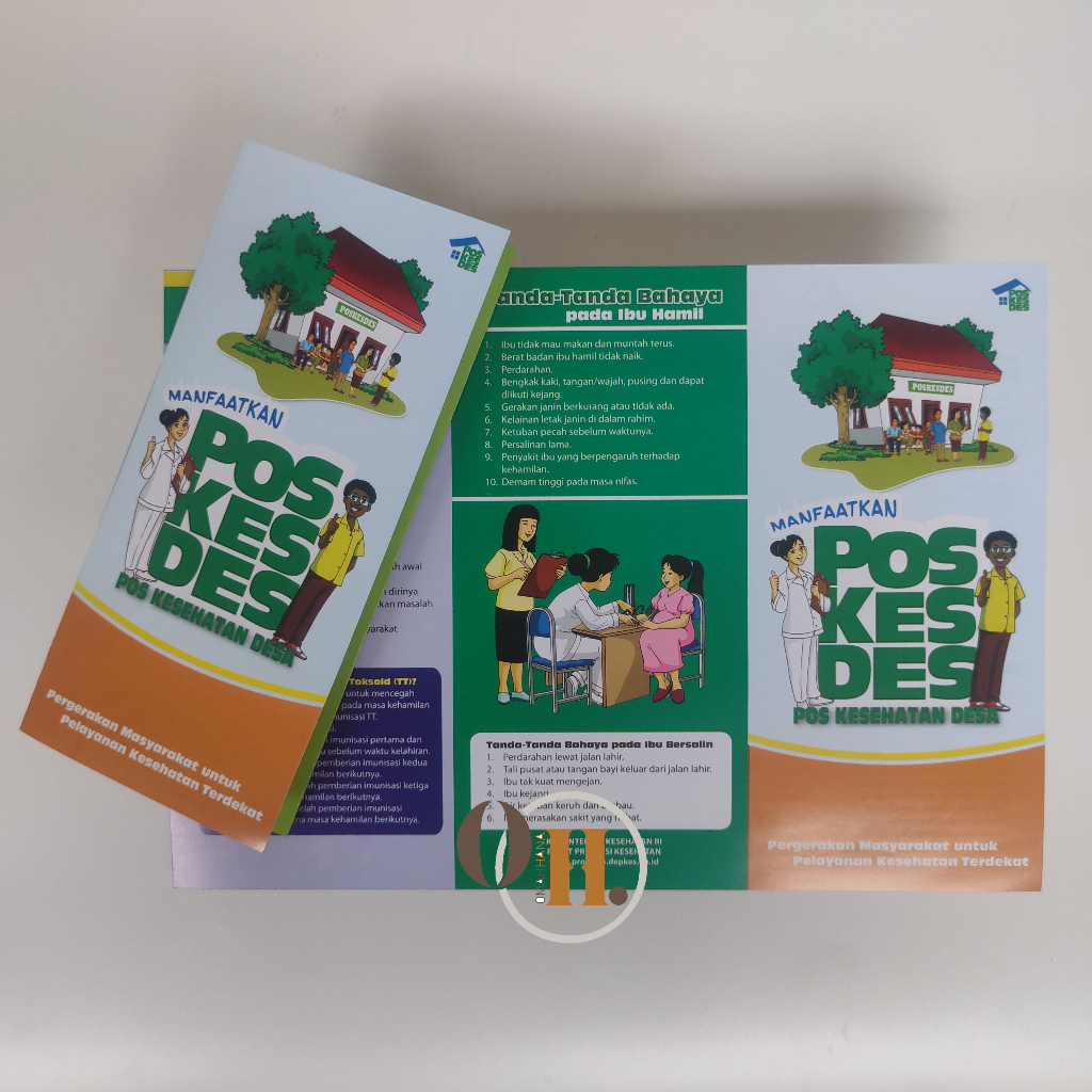 

Leaflet Poskesdes - Kesehatan Desa - Brosur