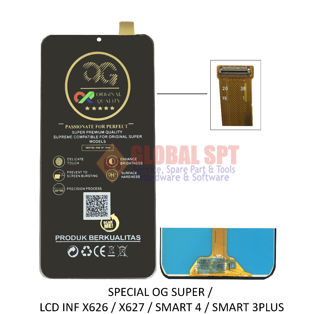 LCD TOUCHSCREEN INFINIX X626 / INFINIX SMART 3 PLUS / X626B / X627 / S4