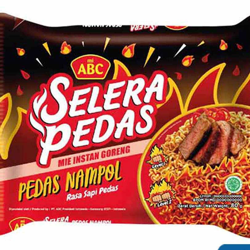 Mi ABC Selera Pedas70g/80g