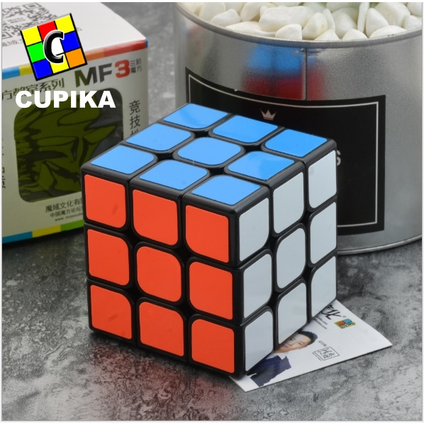 Rubik 3x3 Moyu MF3 MF 3 Mofang MoFangGe Speed Mofang Blackbase