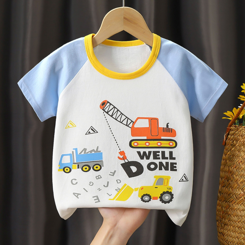 ByKiddos - Atasan Kaos Anak Laki-Laki Lengan Pendek Import / Kaos Distro Anak / Baju Bayi Impor Part 2