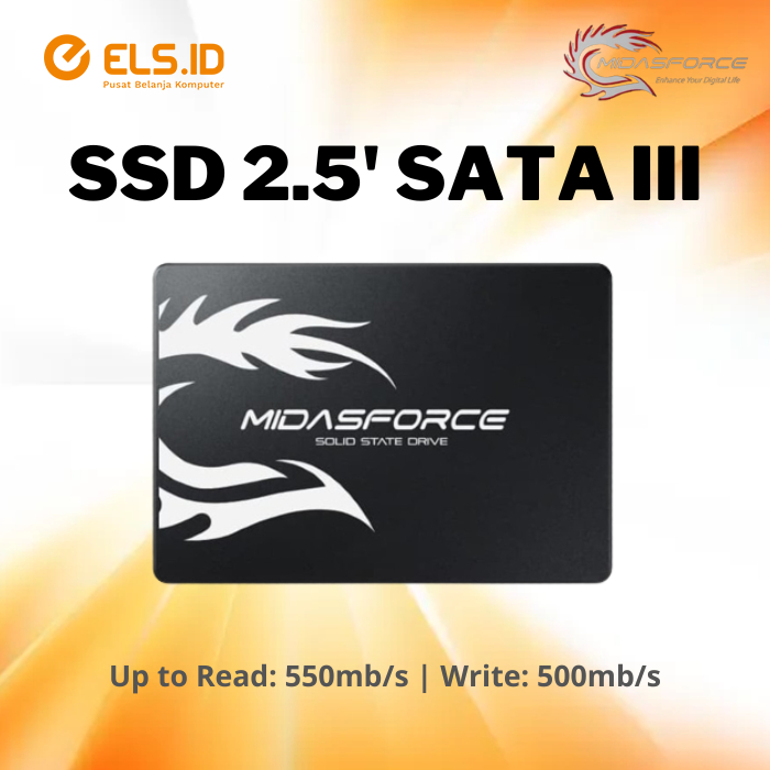SSD 2,5' 128GB Midasforce SATA III