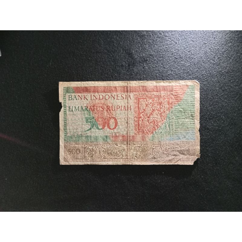 500 rupiah budaya tanpa cap XYK 019