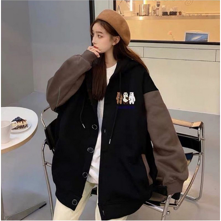 Jaket Hoodie High Quality Premium Wanita Korean Style Premium WONGWEHSEN Jacket Hoodie Jumbo Wanita Oversize | Jaket Hoodie Lucu Korean Style