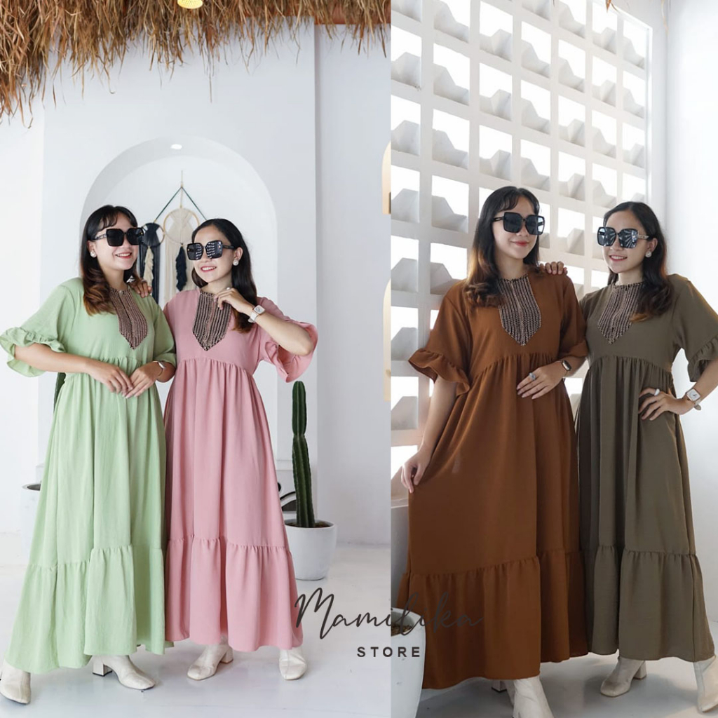 DASTER JUMBO ARAB THALITA DRESS | DRESS TURKI | DRESS ARAB | DRESS AKSEN RENDA