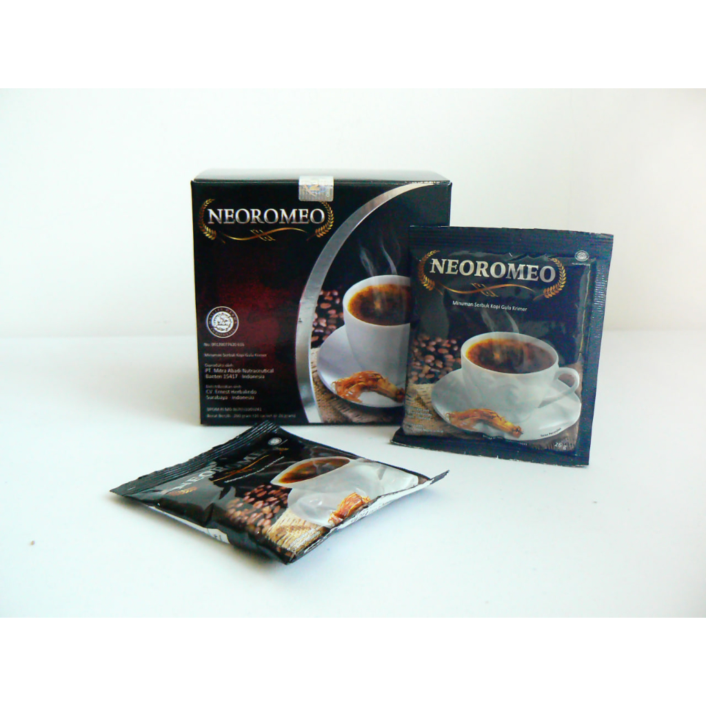 Neo Romeo kopi sachet, Neo Romeo kemasan satuan per sachet