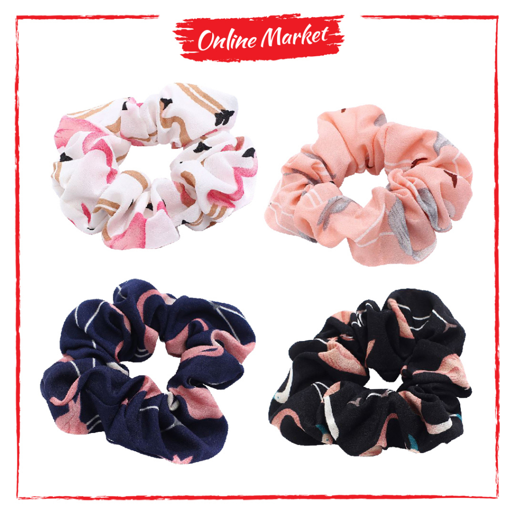 Scrunchie - Kunciran Ikat Rambut Cepol Hijab / Jilbab [ Gratis Ongkir / Cod ]