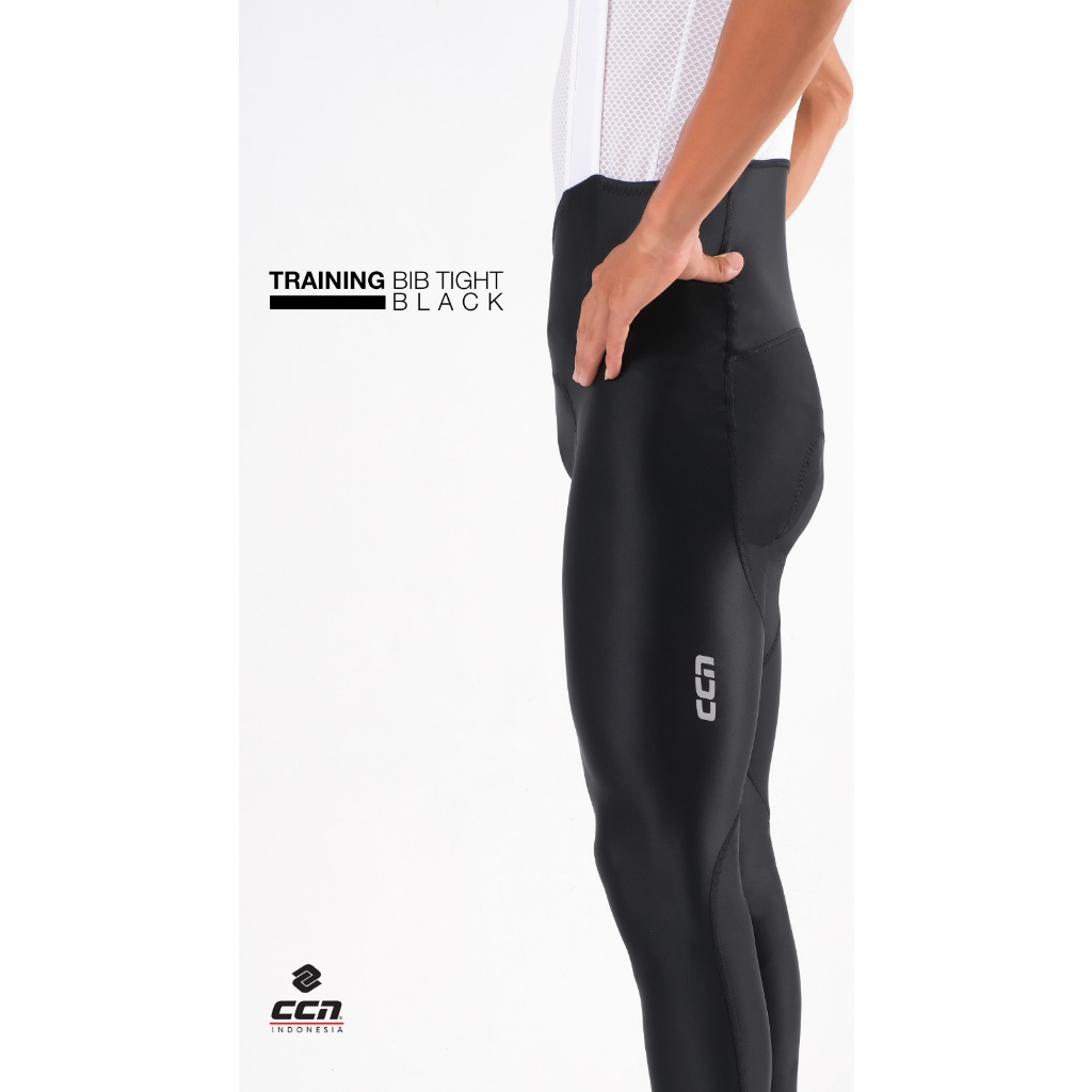 CCN TRAINING LONG BIB TIGHT BLACK