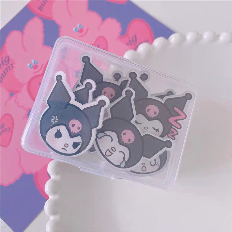 pin/bros kuromi sanrio lucu emoticon