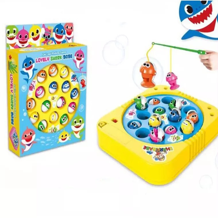 Mainan Pancingan Ikan Fishing Game | Fishing Game Baby Shark 6898