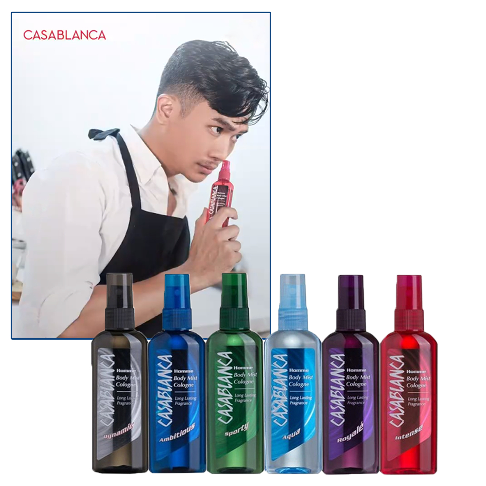 Minyak Wangi Pria Casablanca Spray Cologne Farfum Pengharum Tubuh Parfum Pria Yang Disukai Wanita Pa