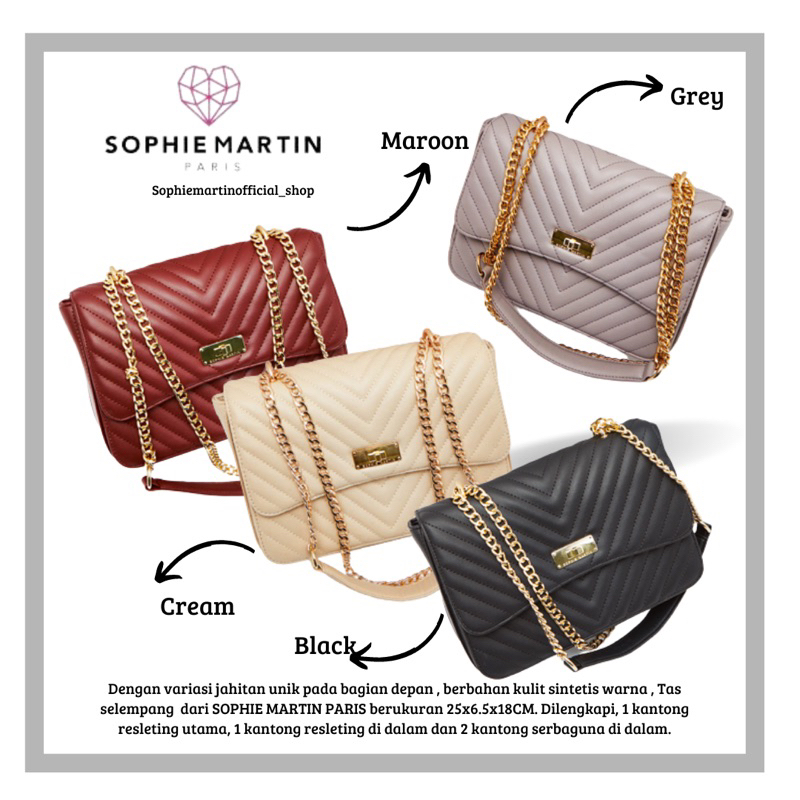 Tas Bahu Wanita Untuk Kondangan SOPHIE MARTIN - Kasey Bag