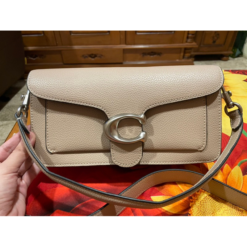 Preloved Tas Coach Tabby 26 Taupe bag