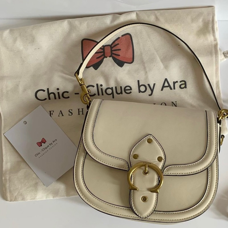 Coach Glovetanned Leather Beat Saddle Bag