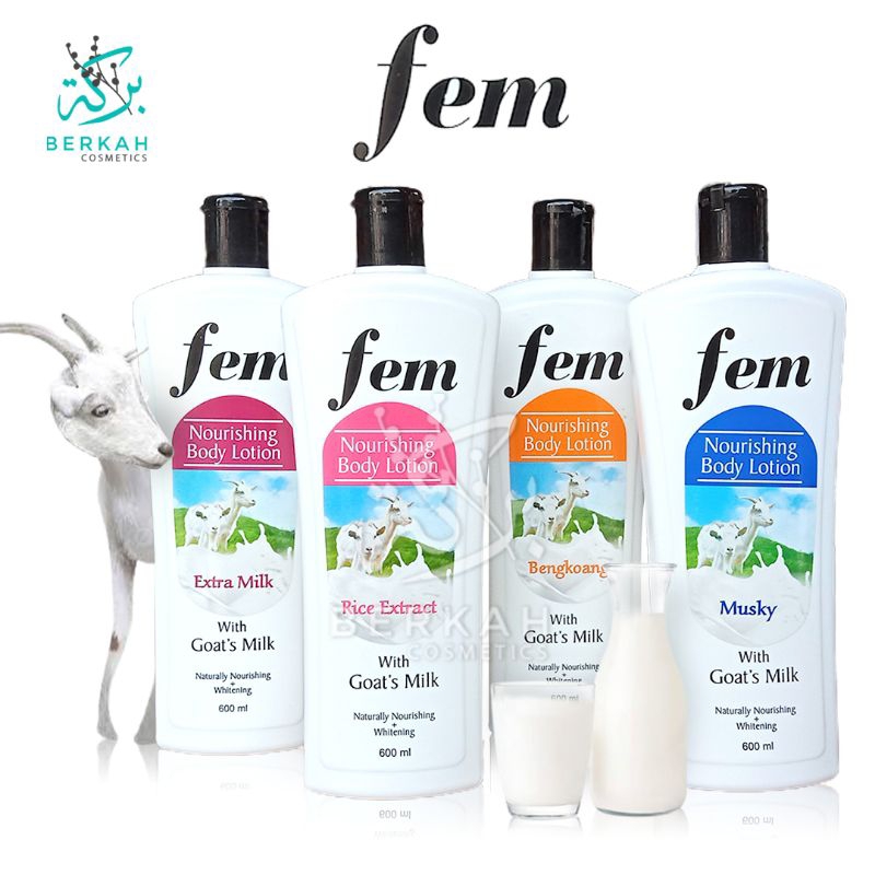 Fem Handbody Lotion with Goat Milk 600ml