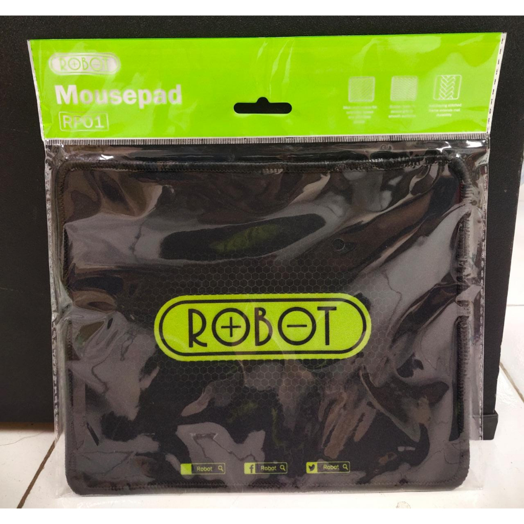 MOUSEPAD ROBOT RP-01 JAHIT TEPI ANTI SLIP