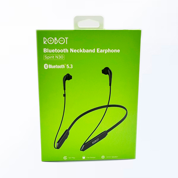 Robot Spirit N30 Bluetooth 5.3 Neckband Earphone Earbuds (new N10 N20)