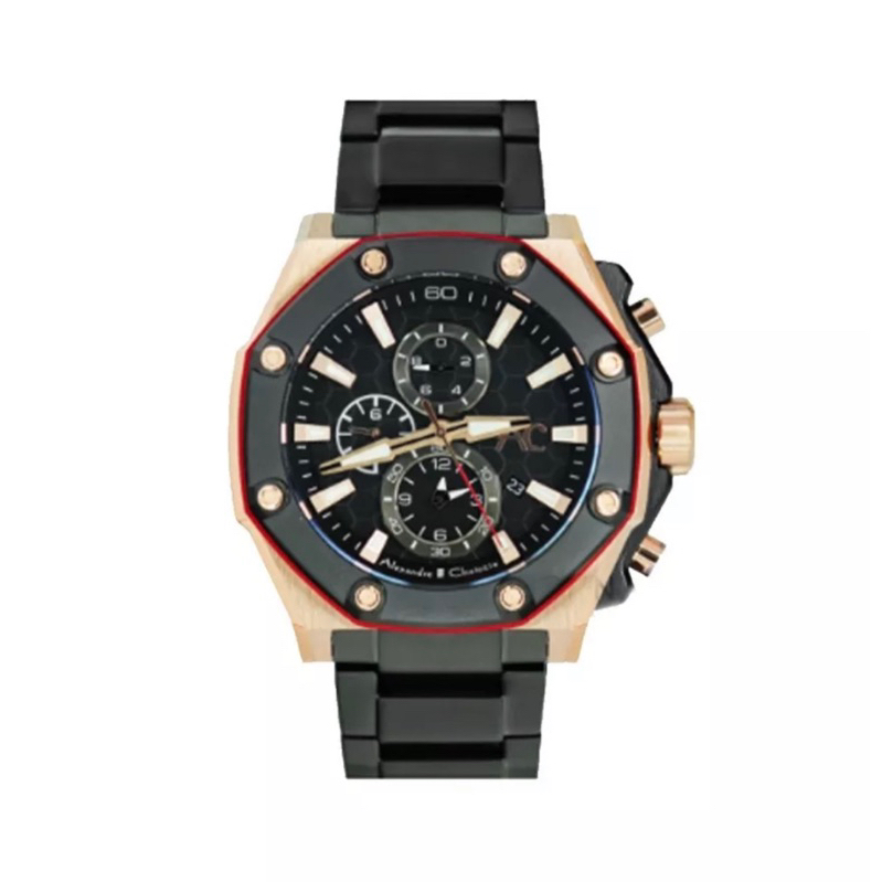 alexandre christie 9601mc pria black rosegold
