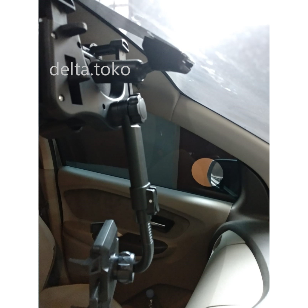 Tempat Hp/Phone Holder spion mobil Putaran 360* (Car Rearview Mirror)