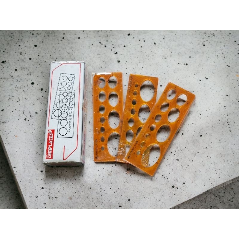 penggaris sablon/block mal oval L-120
