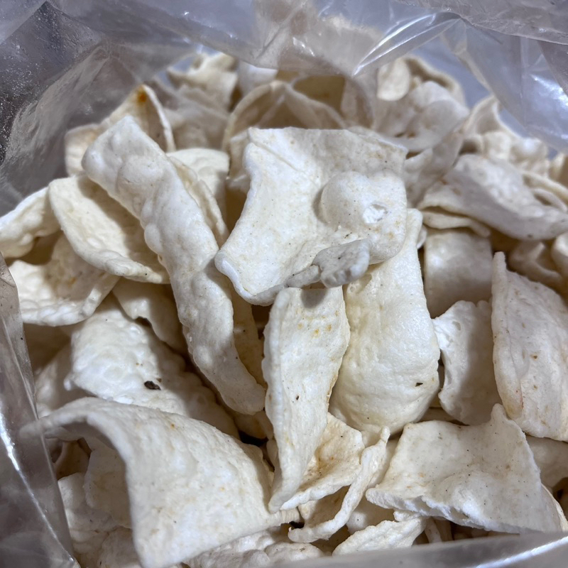 KRUPUK SLONDOK PEDAS DAN ORI 250gram SNACK KILOAN MURAH ALMA.SNACK