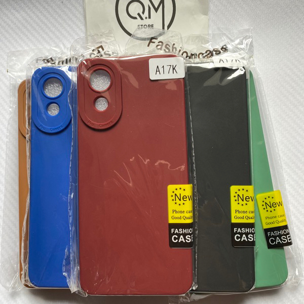 Soft Case Pro Camera Oppo A17K Casing Pelindung Back Cover Full Color