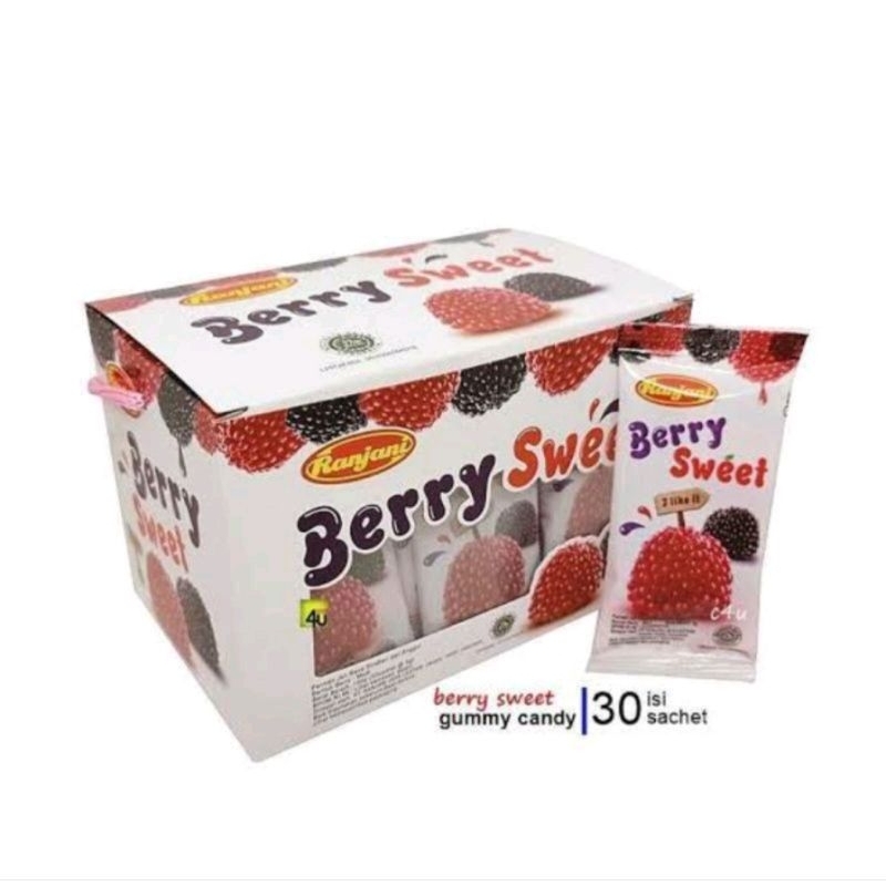 

Permen Kenyal Berry Sweet Isi 30 Pcs | Permen Jelly Kenyal