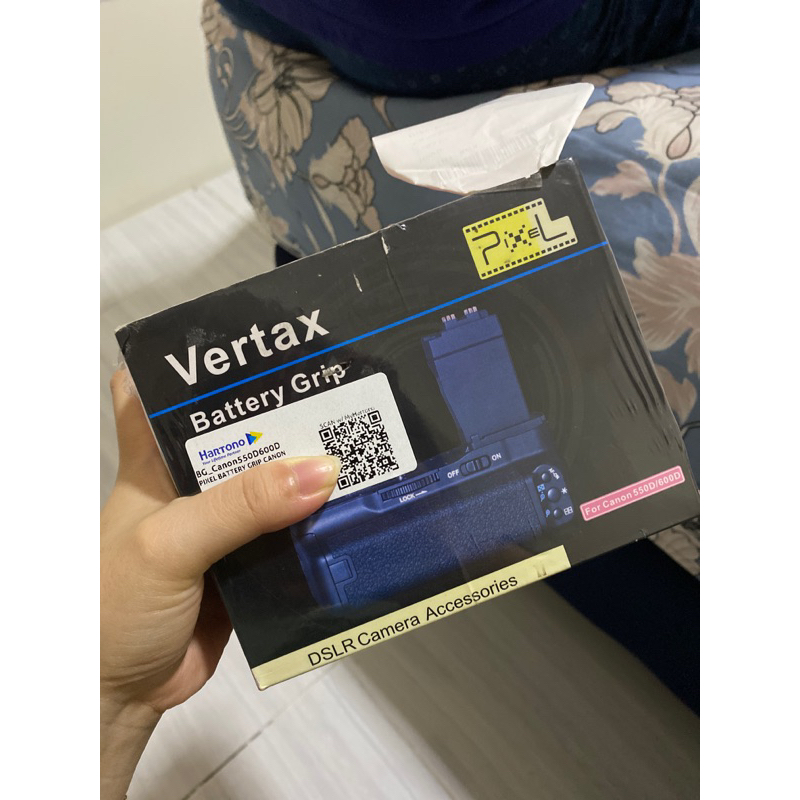 Battery Grip baterai kamera CANON 550D/600D baterai