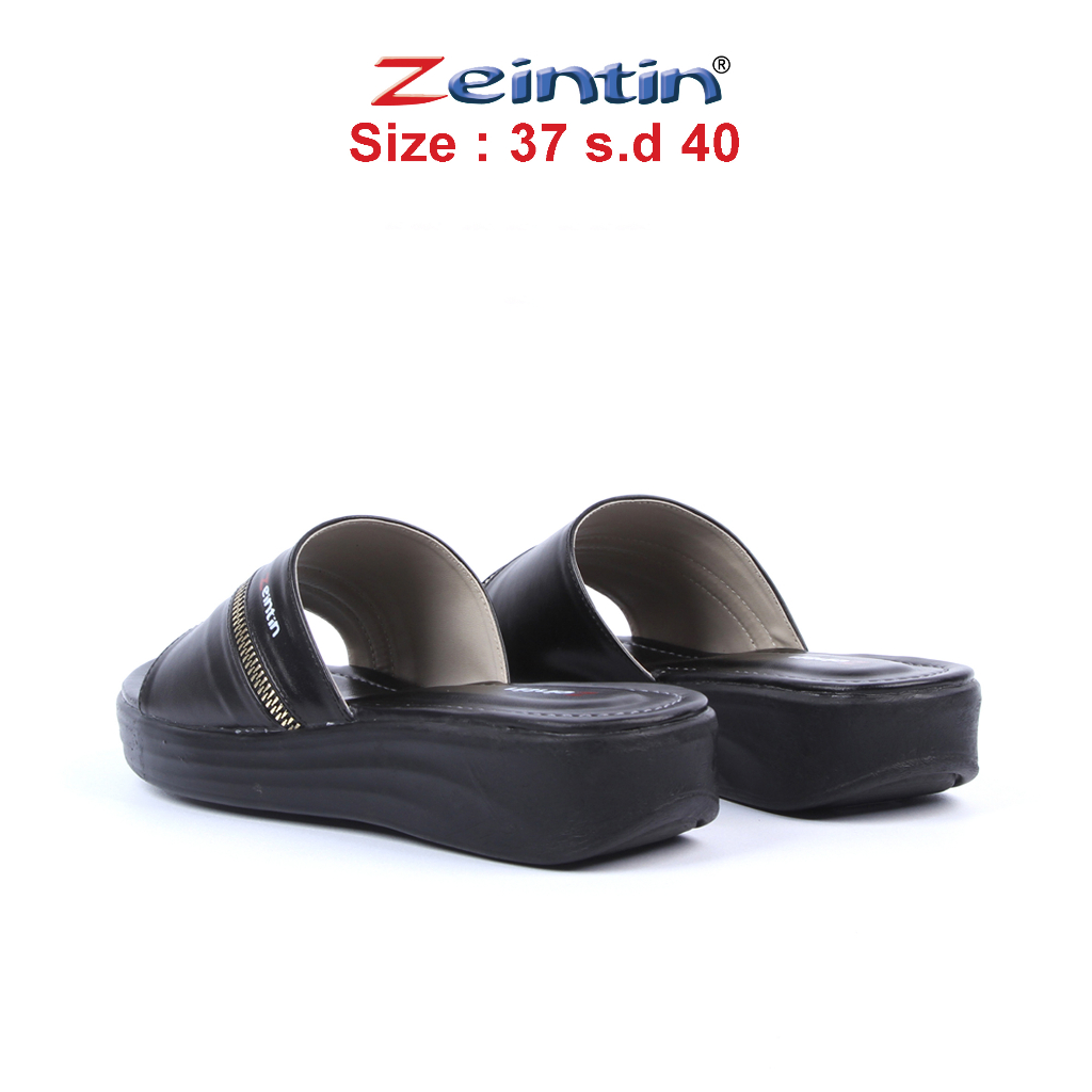 Zeintin - Sandal Wanita HItam Sandal Wedges Wanita Sendal Wanita Terbaru Zeintin HP