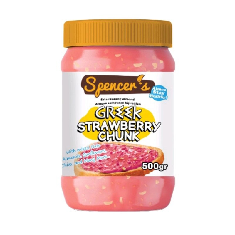 

Spencer's Chia Spread Greek Strawberry Chunk 500 gr