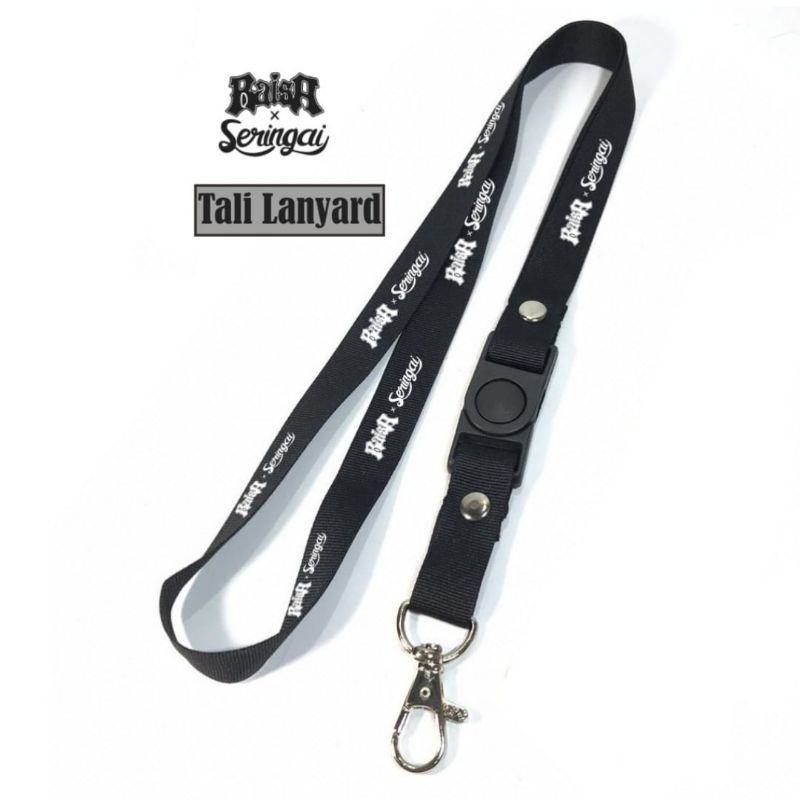 

lanyard RAISA X SERINGAI lanyard BAND METAL gantungan kunci name tag id card kartu nama / tali lanyard gantungan leher fullprint