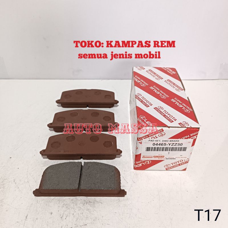 KAMPAS REM DEPAN SOLUNA TWINCAM BRAKE PAD SOLUNA TWINCAM