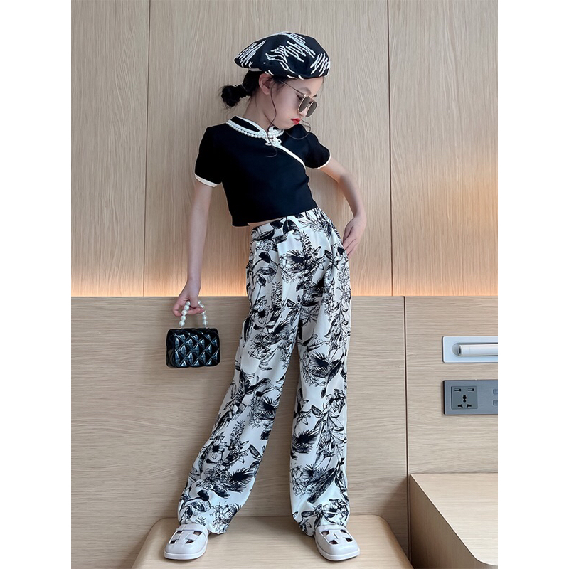 Liu Black Hanfu / Chinese Modern Hanfu Set Anak