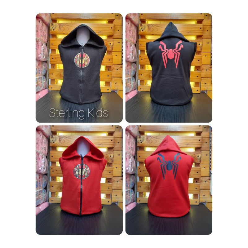 Model Baru/Rompi Anak Laki Laki Superhero Spiderman Bahan Fleece/Kids Rompi/Rompi Anak/Rompi Anak La