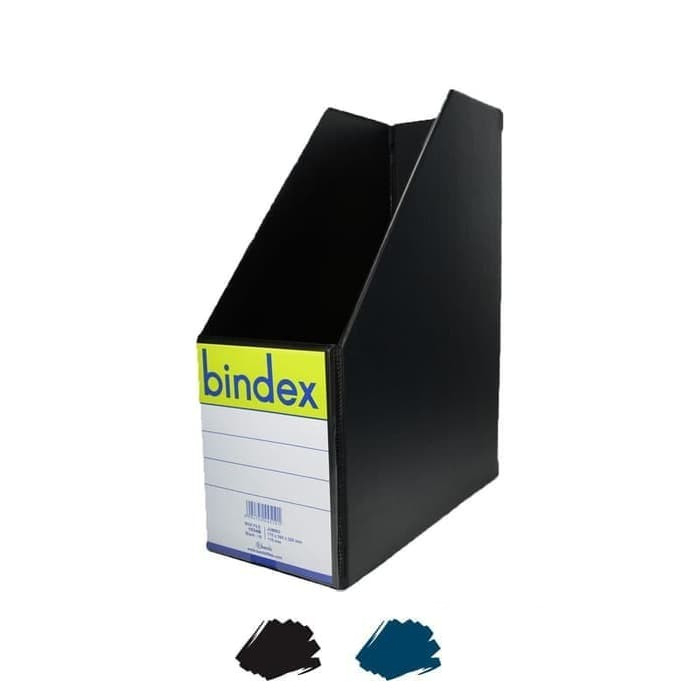 

Bindex 1034B Boxfile Jumbo 11.5cm PVC Hitam / Biru ( IRRA STORE )