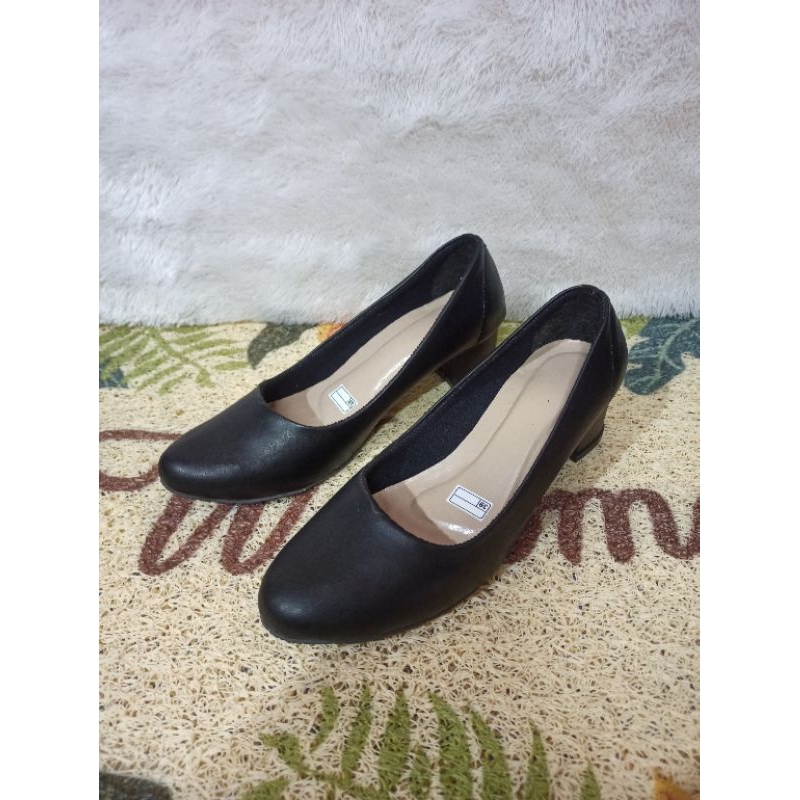 Sepatu pantofel wanita hak tahu 5cm
