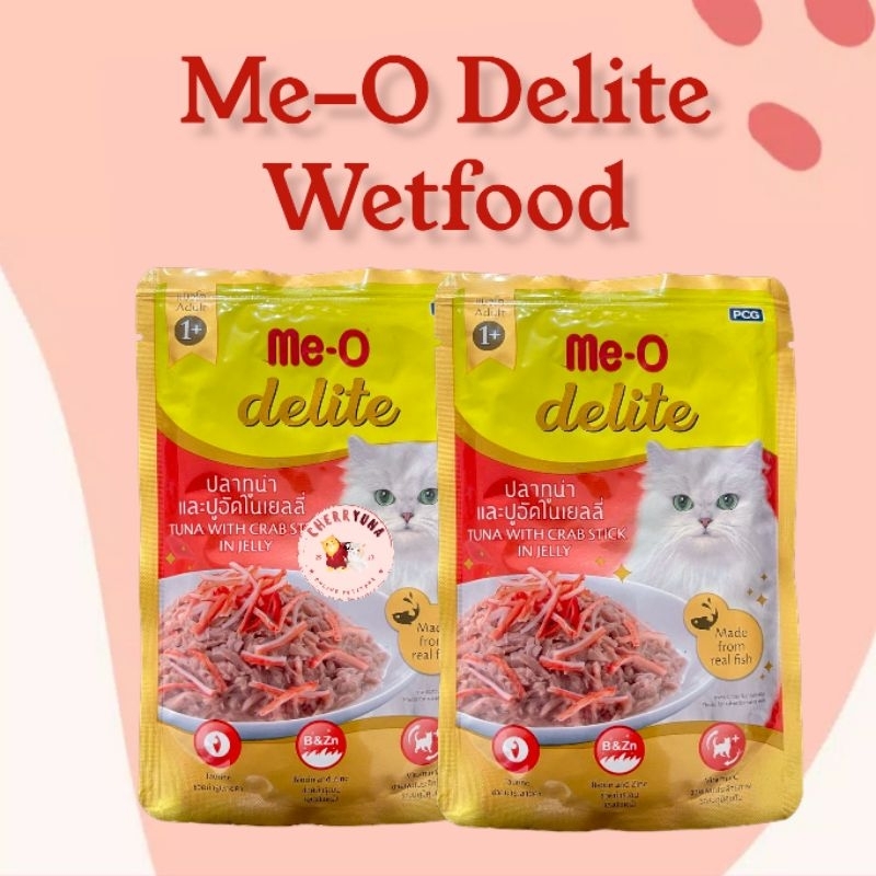 Me-O Wetfood Pouch Makanan Basah Untuk Kucing