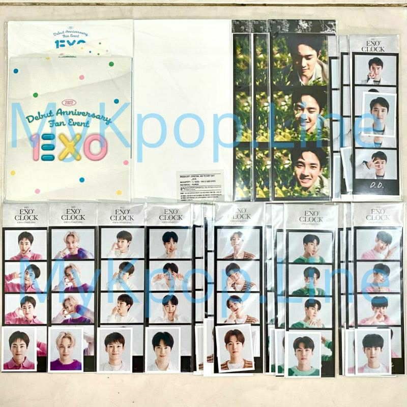 Official MD EXO Fanmeet OClock Debut 10th Anniversary Merchandise D.O. Empathy Solo Album PC Photoca