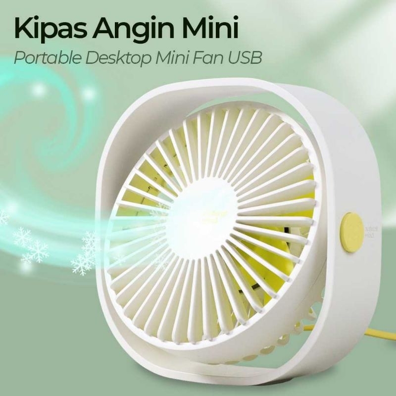 Small Fan Kipas Angin Meja Portable Desktop Mini Fan USB - 312