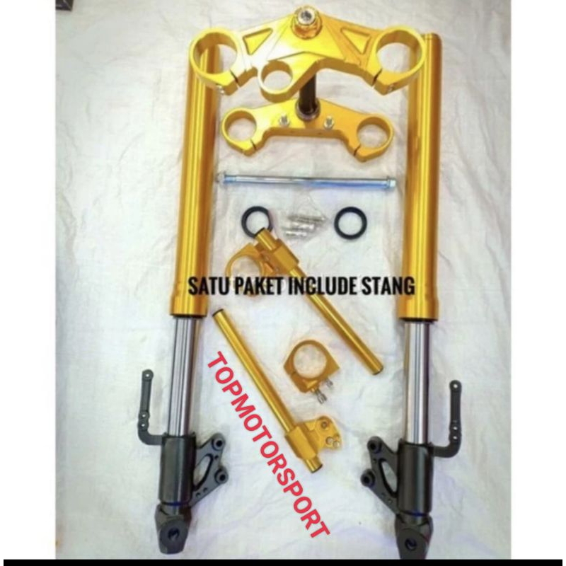 NUI SHOCK BREAKER UPSIDE DOWN USD R25 / MT25 / NINJA 250FI / Z250 / NINJA CARBU FULL SET DOUBLE DISC