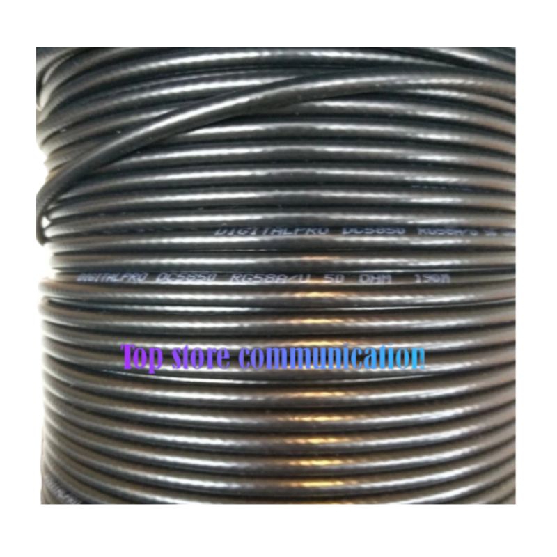 Kabel RG 58 Digitalpro Kabel Coaxial RG 58 Serabut