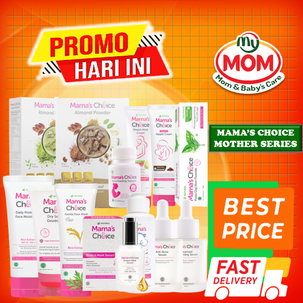 [BPOM] Mama's Choice Stretch Mark Cream 100ml / Mamas Choice Cream Anti Strech Mark 100 ml / Mama ChoiceCream Bekas Melahirkan dan Hamil / Krim Selulit / MY MOM