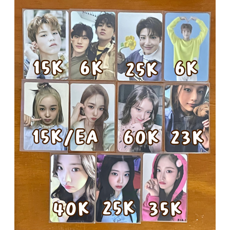 Photocard PC Treasure The First / Second Step | Yoshi Pout Memkit, Jeongwoo Kuping, Junghwan Ubun, J