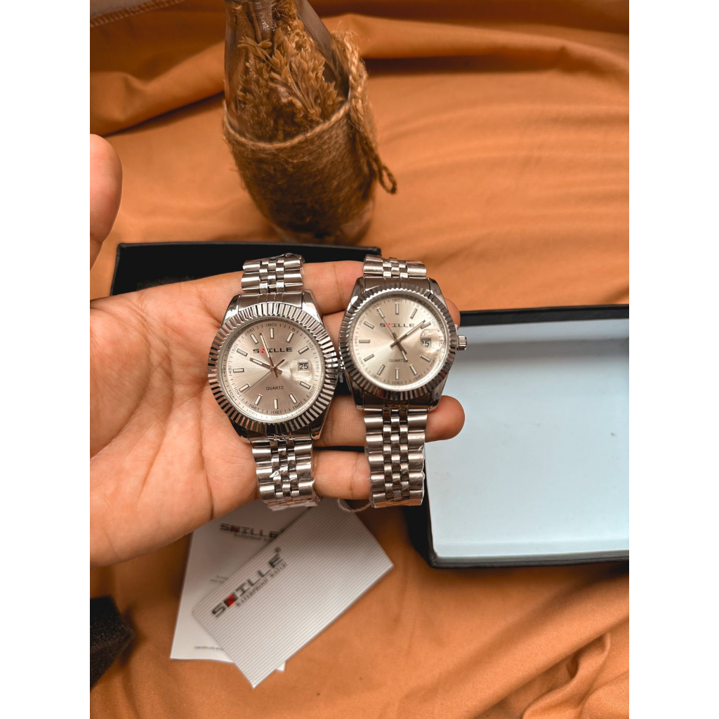 Jam tangan couple pria wanita Snille Dhon store