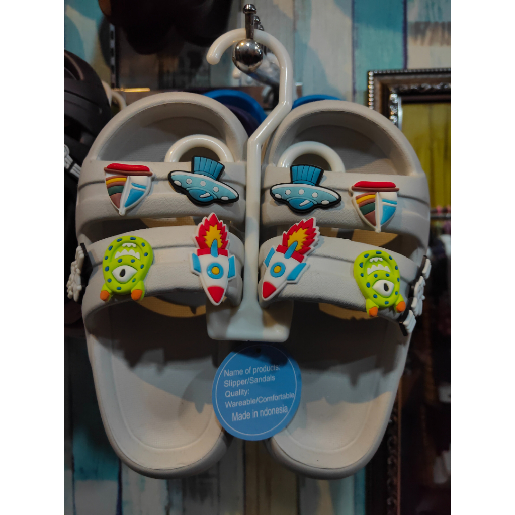 Belta Gallery Sandal Anak Laki Laki Slip On Sandal Selop Bahan Karet Kekinian Trendy