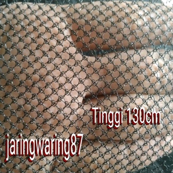 Jaring proyek safety net.Polynet hitam Tinggi 130cm