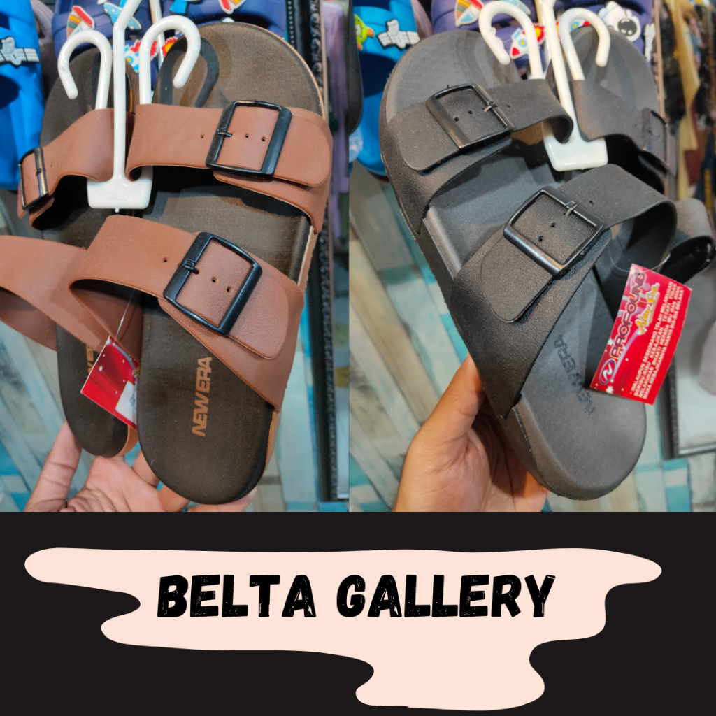 Belta Gallery Sandal Pria Casual Look Bahan Karet Kekinian Trendy